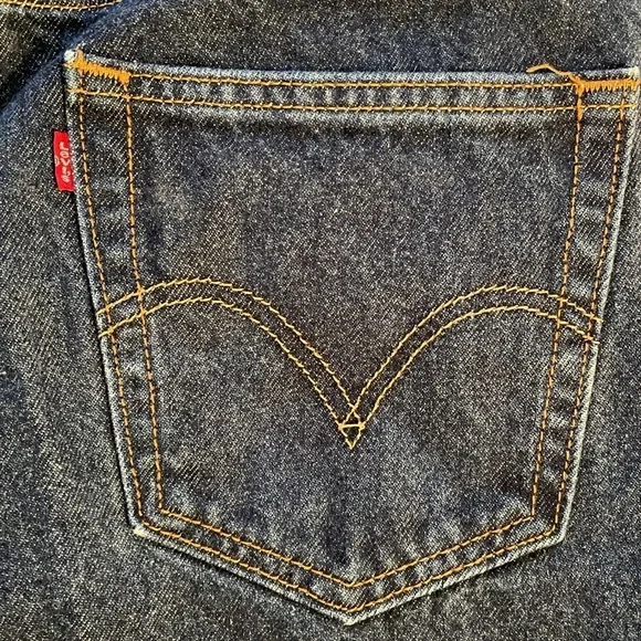 Levi's 505 Regular Fit Men's Jeans 36x30 Dark Wash - Picture 6 of 8